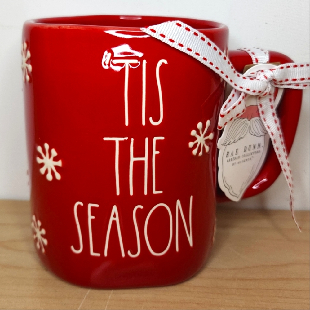 🆕️ Rae Dunn Tis The Season Double Sided Mug
